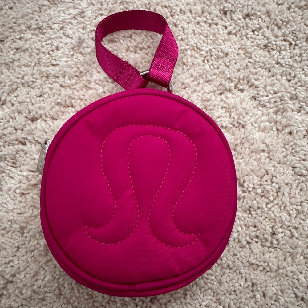 Lululemon Pink Zip Pouch Case | “Items of Importance” Storage